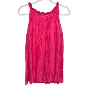 Neiman Marcus Pure Italian Silk Ruffle Swing Flare Mini Dress Luisa Ricci